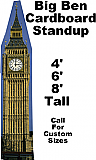 Big Ben Cardboard Cutout Standup Prop